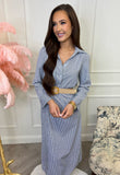 Hollie Belted Dress Black
