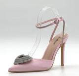 Noah Heart Heel Pink