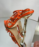 Pia Strap Heels Orange